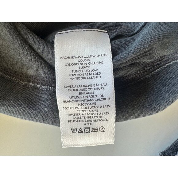 We The Free Small Not The Same Tee Off the Shoulder Grey Boho Slouchy - Picture 5 of 10